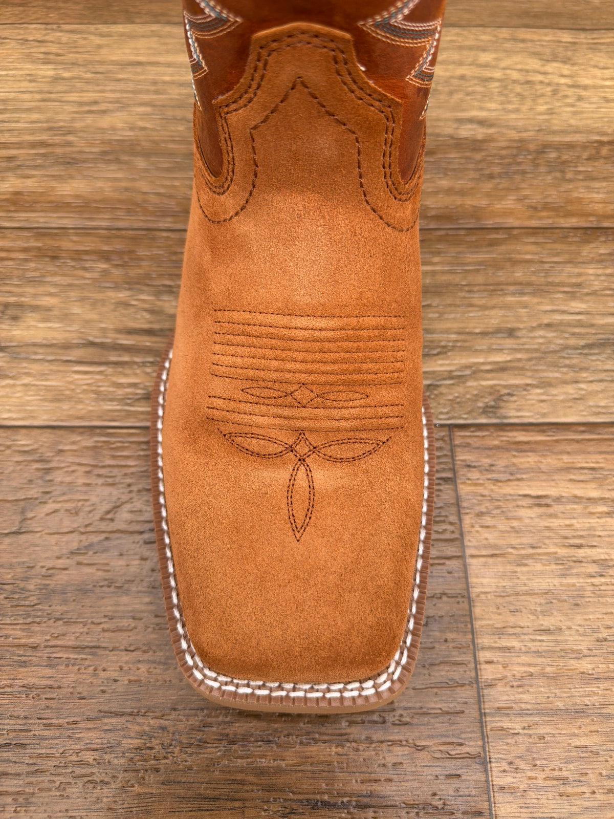 Men's Cody Johnson Dear Rodeo 11 Inch Square Toe Western Boot by Justin - toe detail
