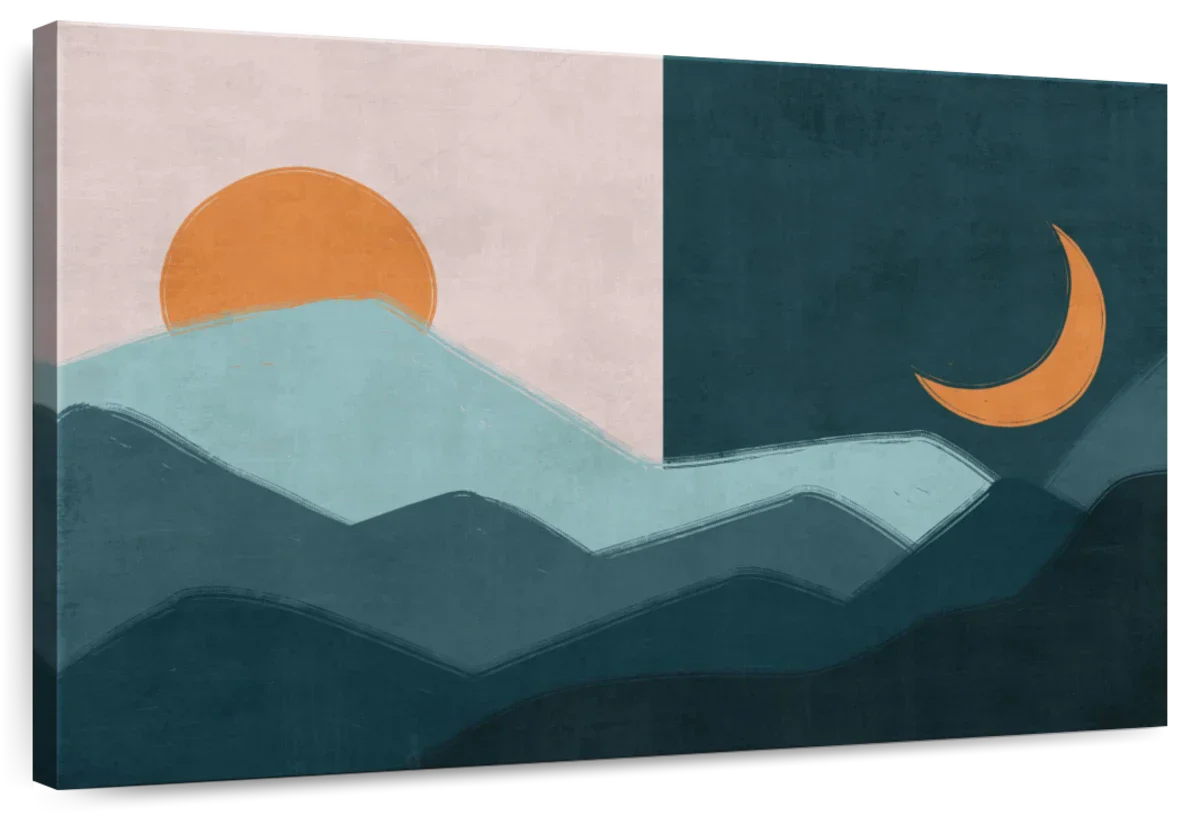 Sun And Moon Outdoor Wall Art