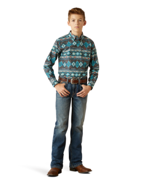 10054072 Boy's Prestcot Long Sleeve Shirt by Ariat