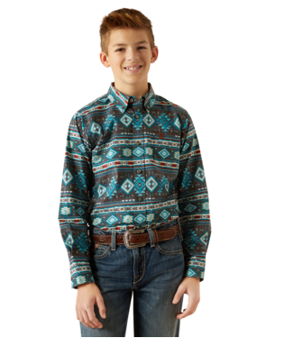 10054072 Boy's Prestcot Long Sleeve Shirt by Ariat