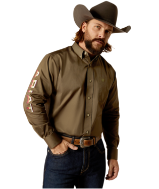 10052824 Men's Team Logo Twill Long Sleeve Shirt by Ariat