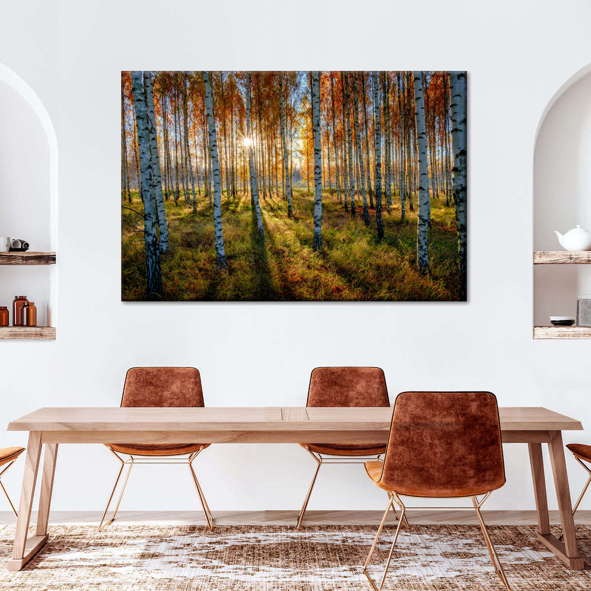 Swedish Birch Forest Wall Art