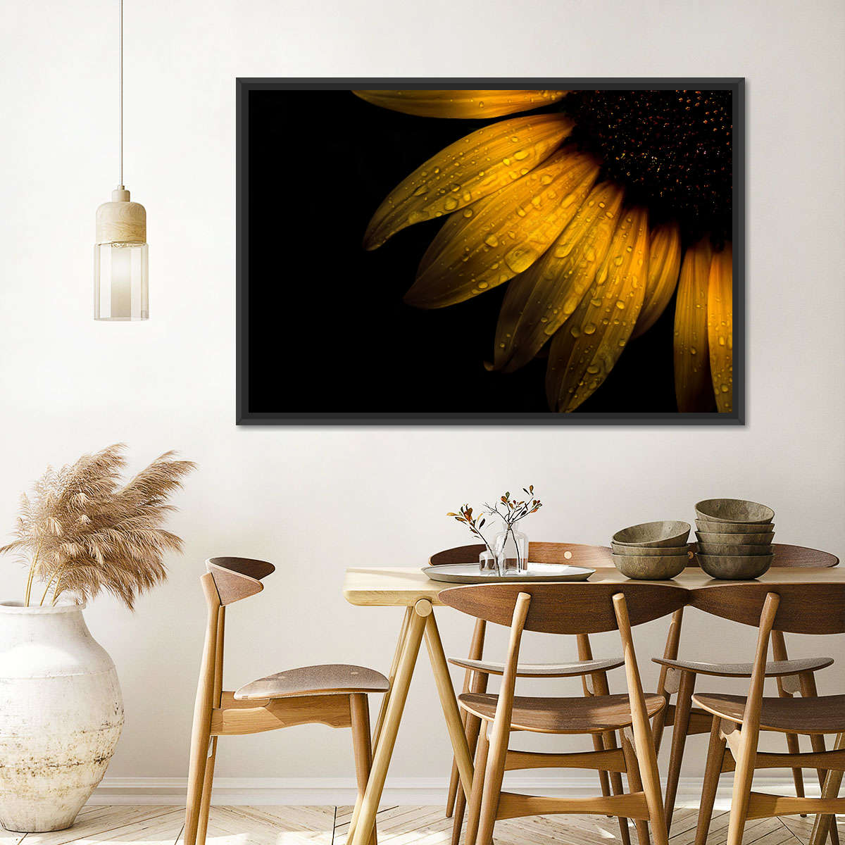 Sunflower Water Wall Art