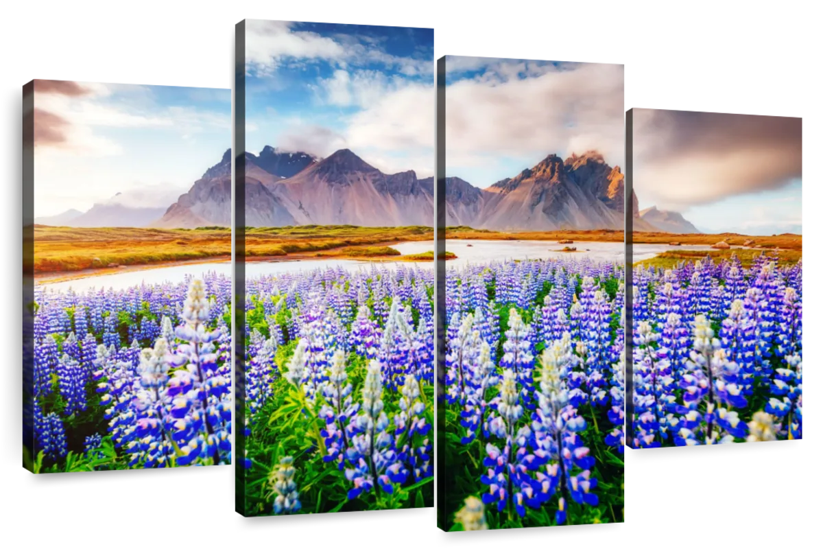 Majestic Lupines Wall Art