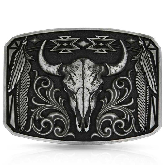 A1037S Legend & Pride Attitude Buckle by Montana Silversmiths