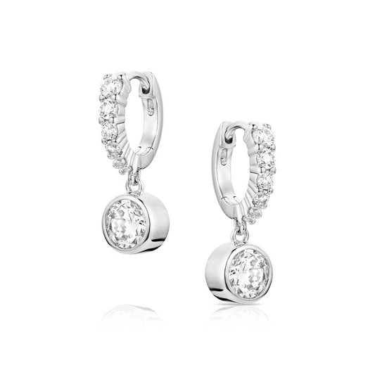 ER6221 Dew Drop Crystal Earrings by Montana Silversmiths