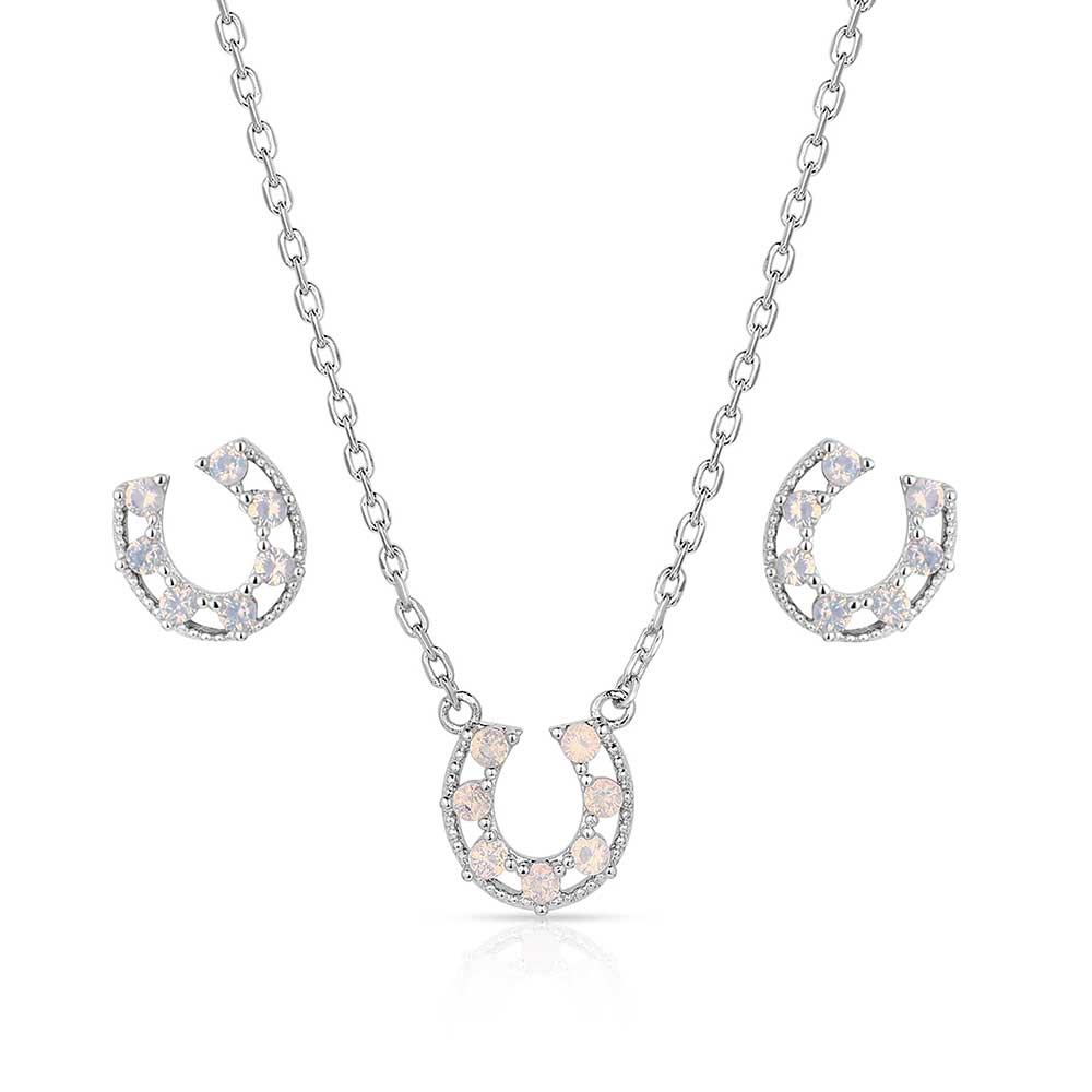 JS5769 Delicate Glamour Horseshoe Jewelry Set by Montana Silversmiths