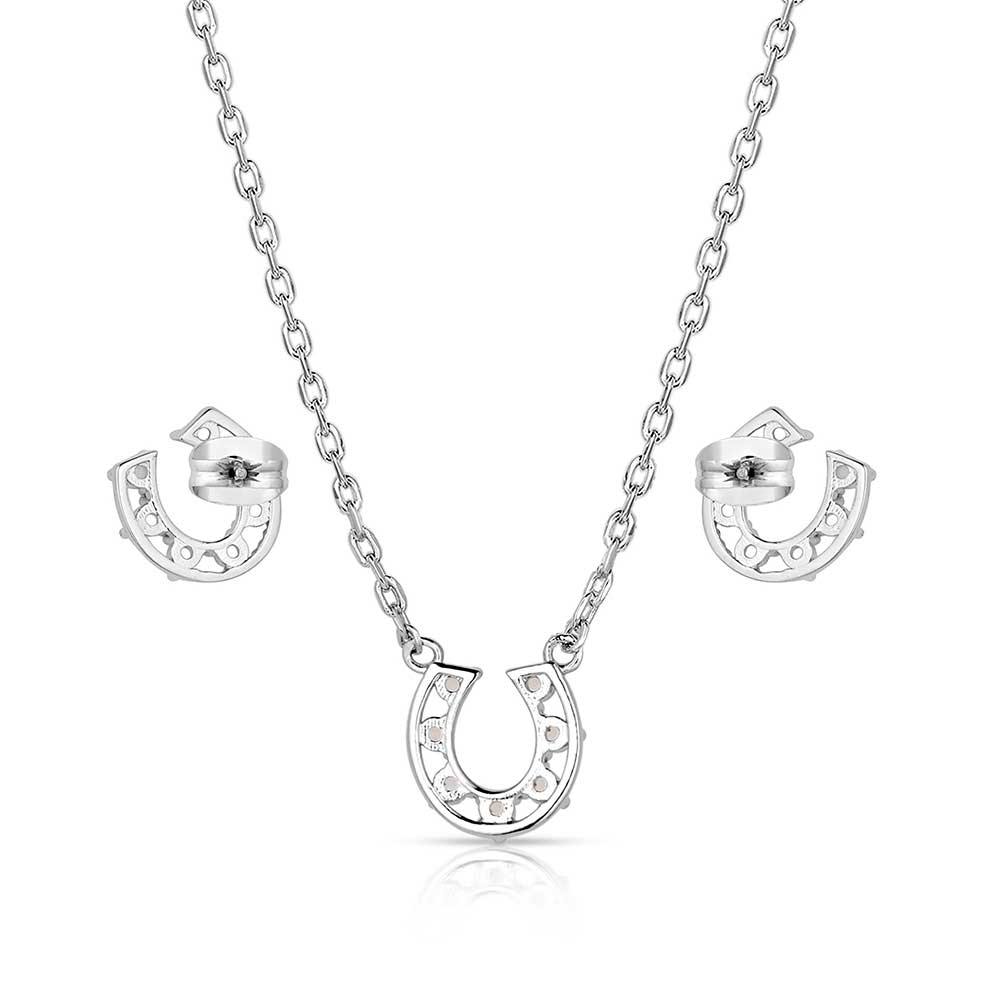 JS5769 Delicate Glamour Horseshoe Jewelry Set by Montana Silversmiths