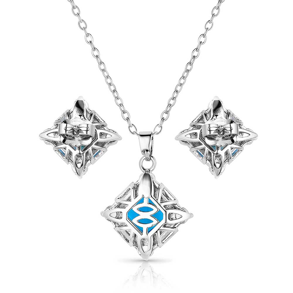 JS5843 Elevated Luxury Crystal Jewelry Set by Montana Silversmiths