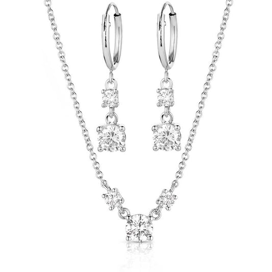 JS5848 Crystal Addition Jewelry Set by Montana Silversmiths