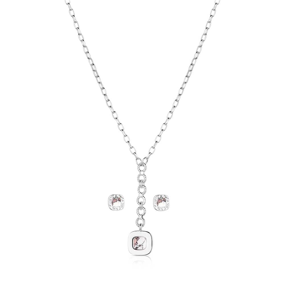 JS6199 Band of Wild Horses Jewelry Set by Montana Silversmiths