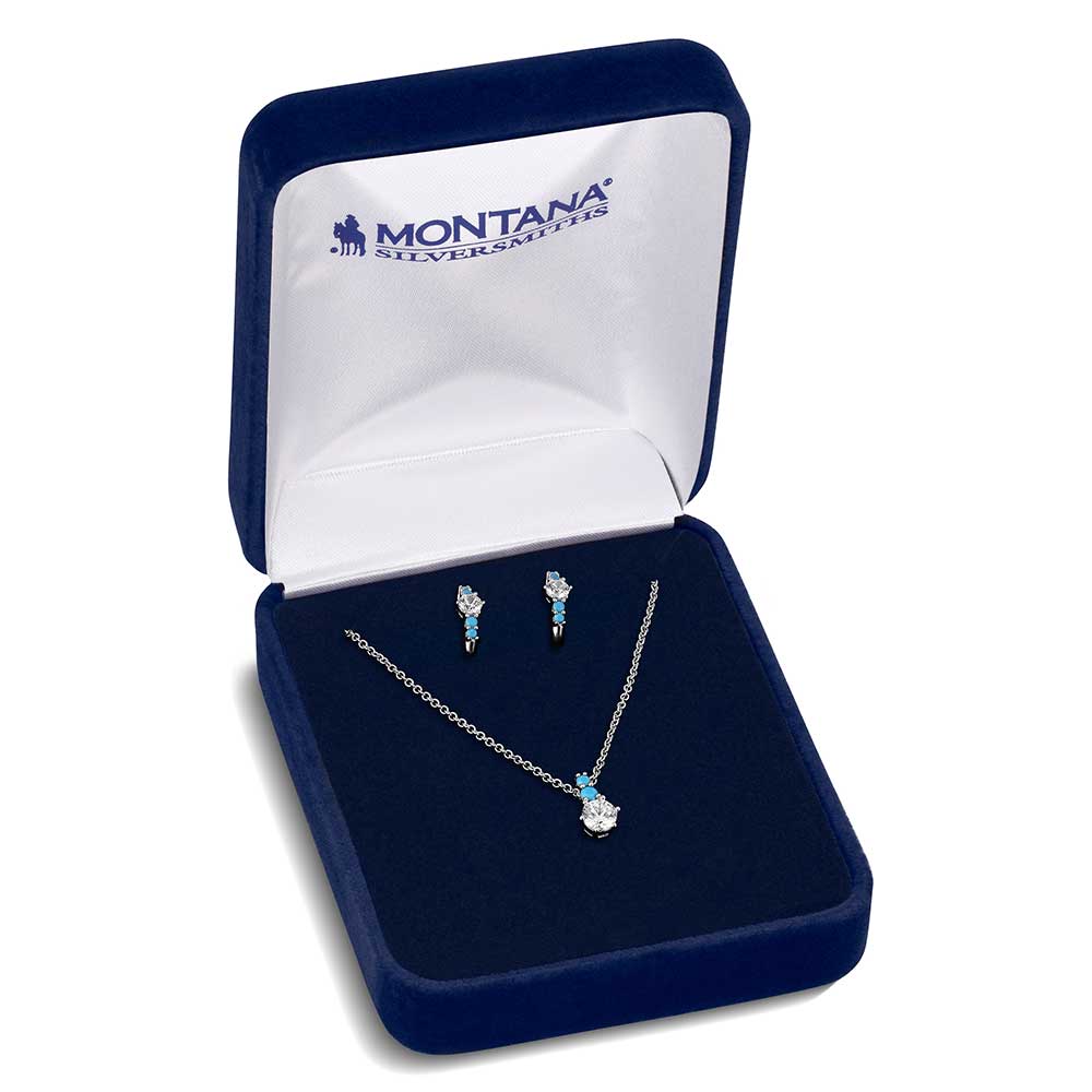 JS6209 Frosty Morning Jewelry Set by Montana Silversmiths