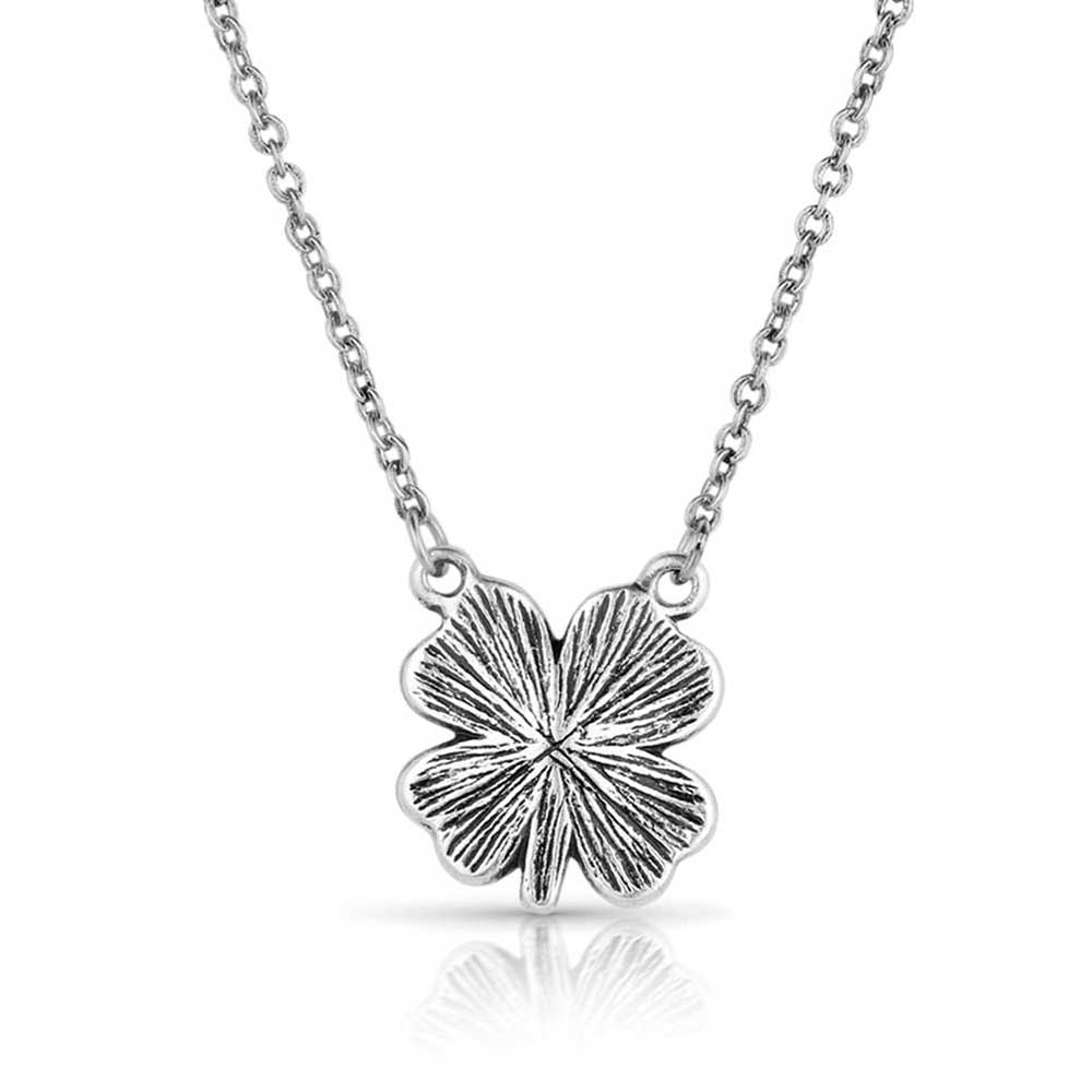 NC5882 Sparkling 4-H Clover Necklace by Montana Silversmiths