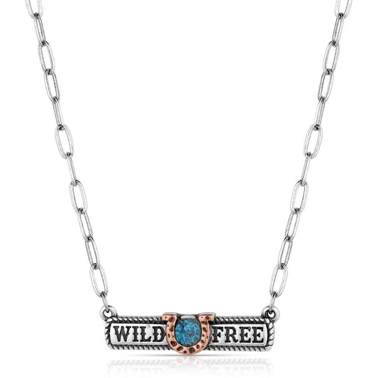 NC6202 Wild and Free Bar necklace by Montana Silversmiths