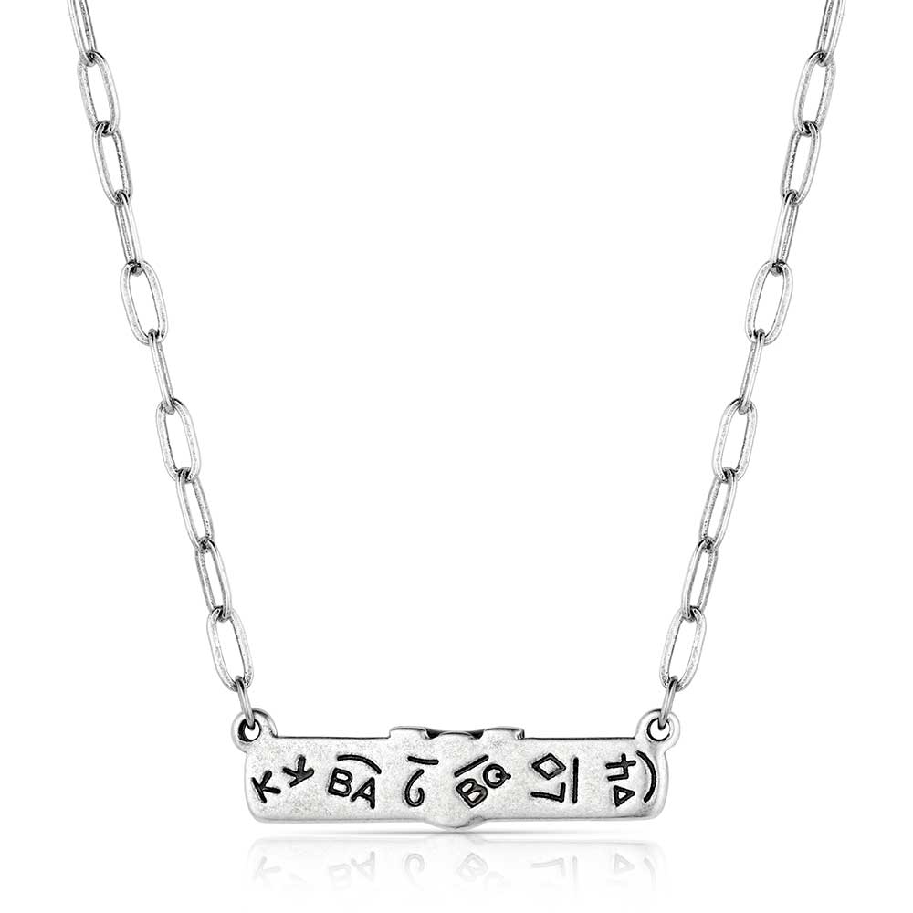 NC6202 Wild and Free Bar necklace by Montana Silversmiths