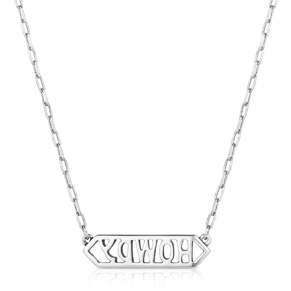 NC6203 Howdy Bar Necklace by Montana Silversmiths
