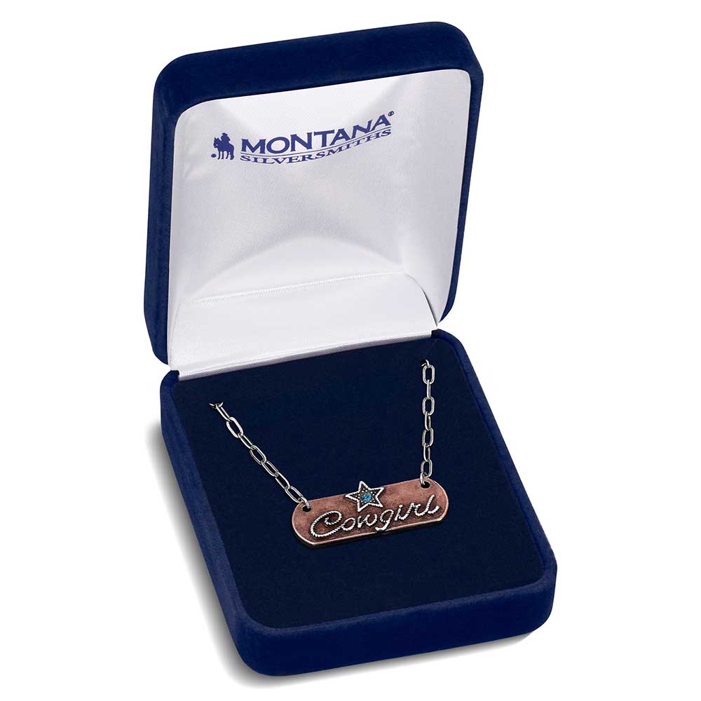 NC6204 Rustic Cowgirl Bar Necklace by Montana Silversmiths