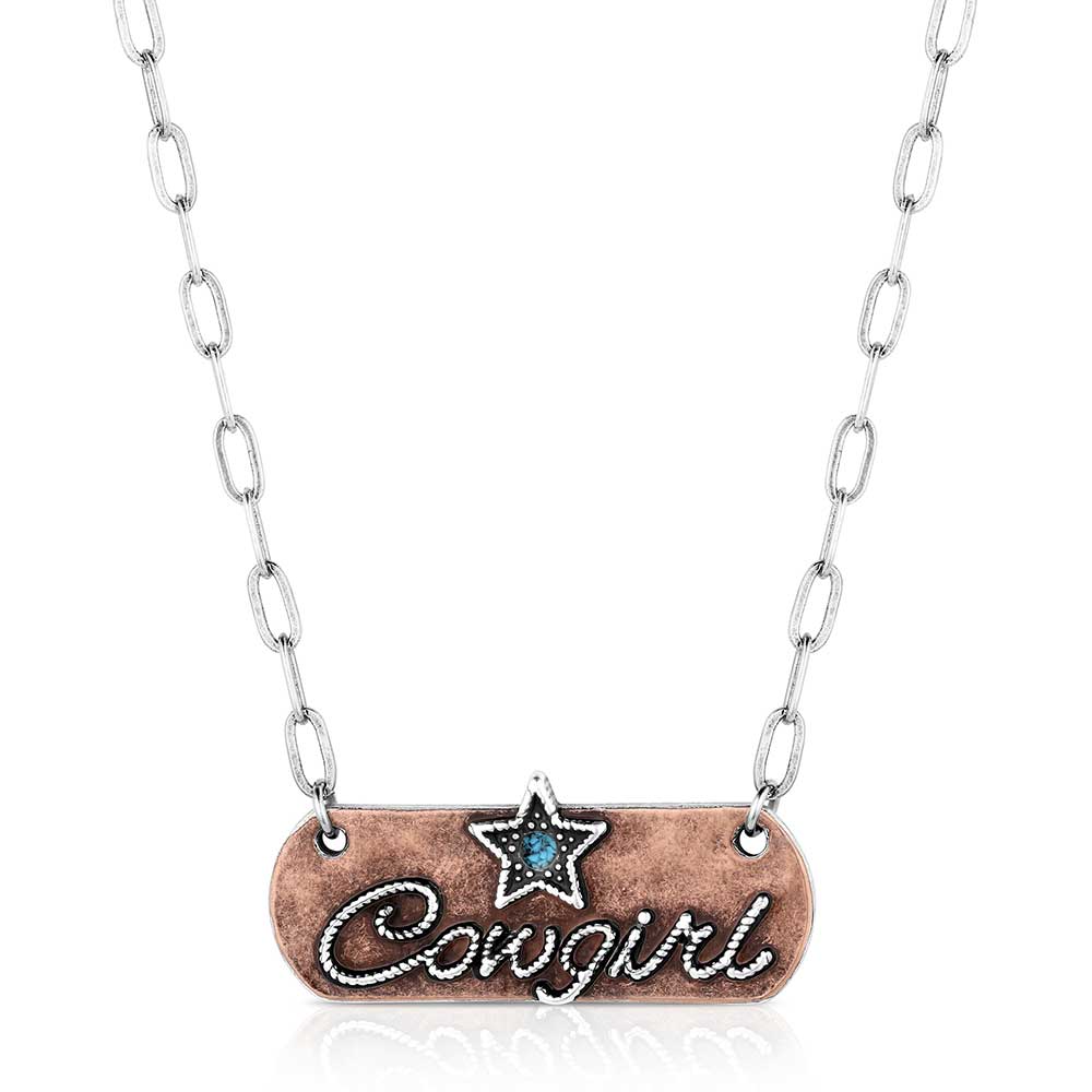 NC6204 Rustic Cowgirl Bar Necklace by Montana Silversmiths