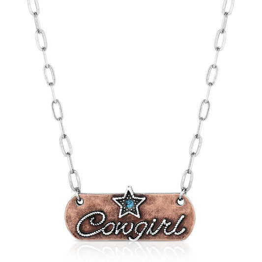 NC6204 Rustic Cowgirl Bar Necklace by Montana Silversmiths