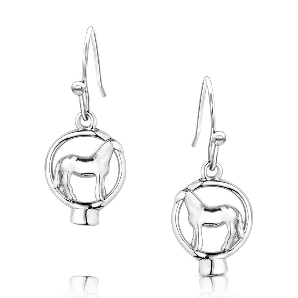 QER5971 Horses of the World Earrings by Montana Silversmiths