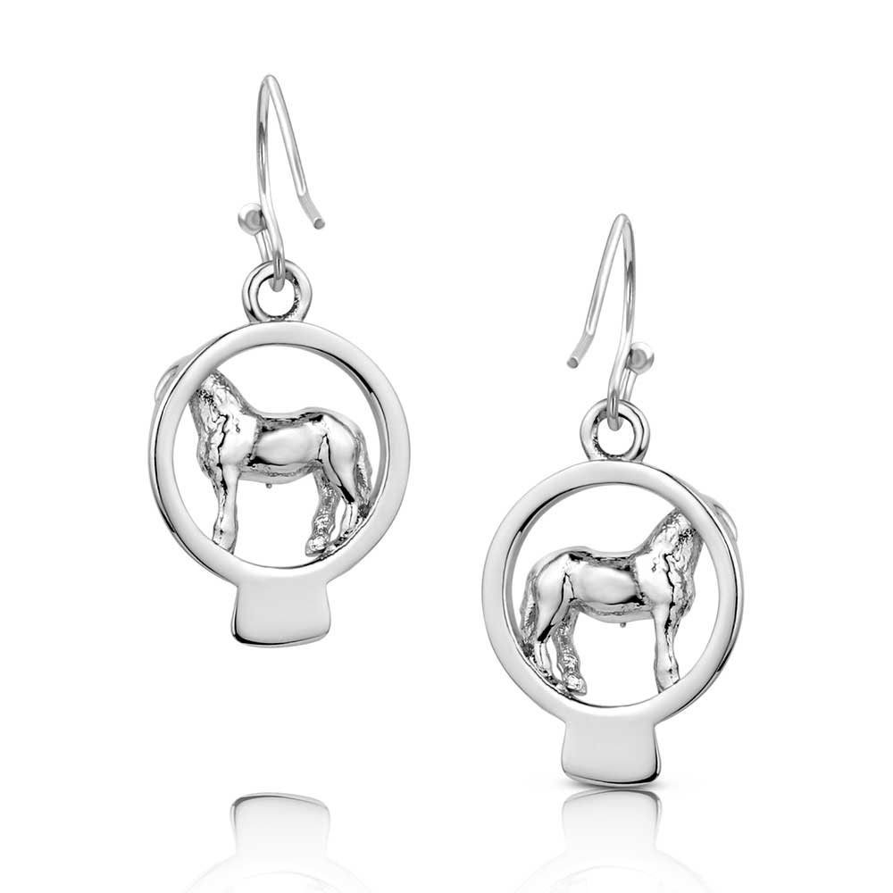 QER5971 Horses of the World Earrings by Montana Silversmiths