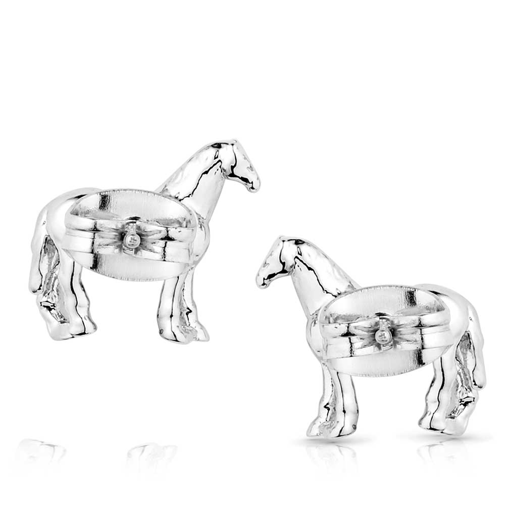 QER5972 Quarter Horse Earrings by Montana Silversmiths