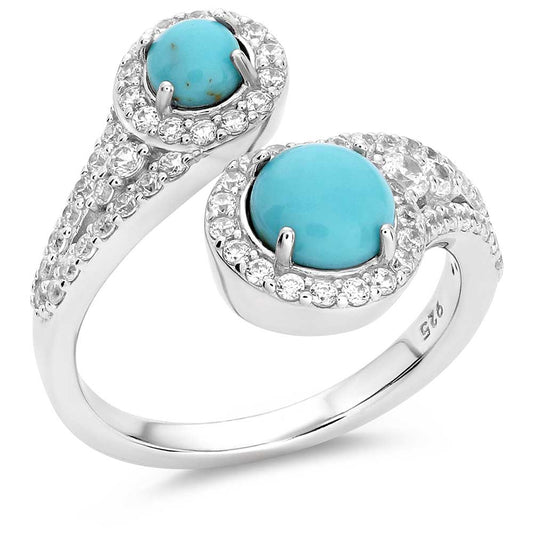 RG6097 Fearless Luster Turquoise Ring by Montana Silversmiths