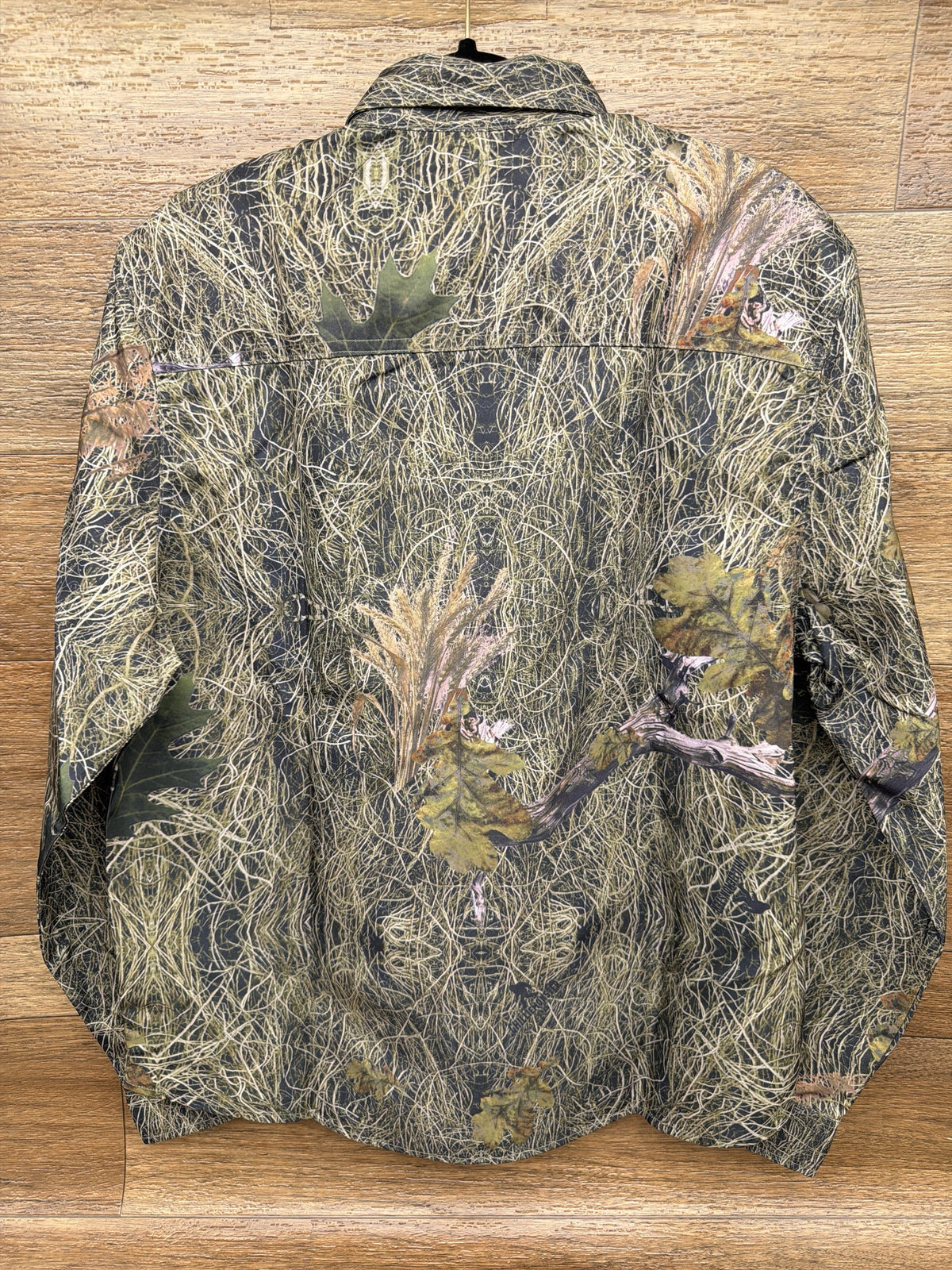 Men's Long Sleeve Button Up Camo Hunting Shirt by Ghilliemonster Outdoors - back