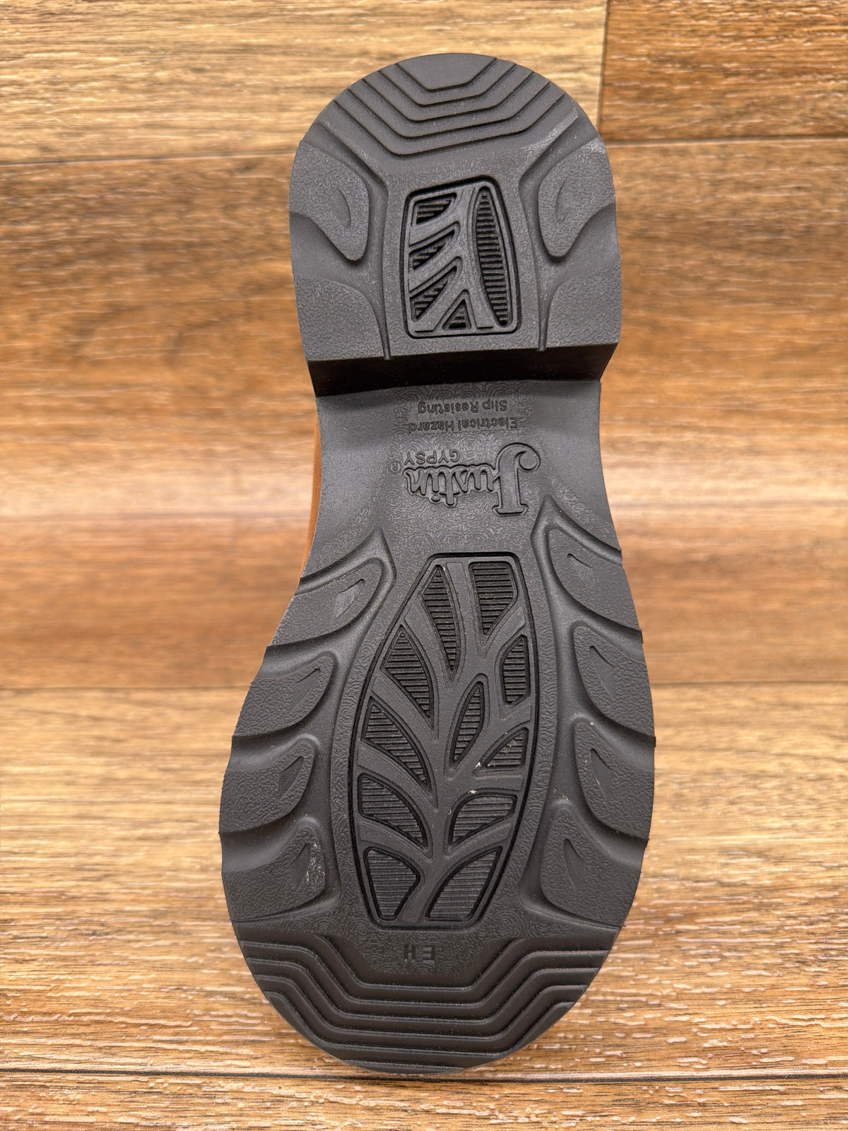 Women's Darby 8 Inch Waterproof Composite Toe Work Boot by Justin - outsole
