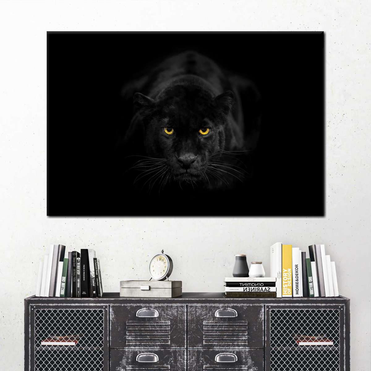 Rare Black Panther Wall Art