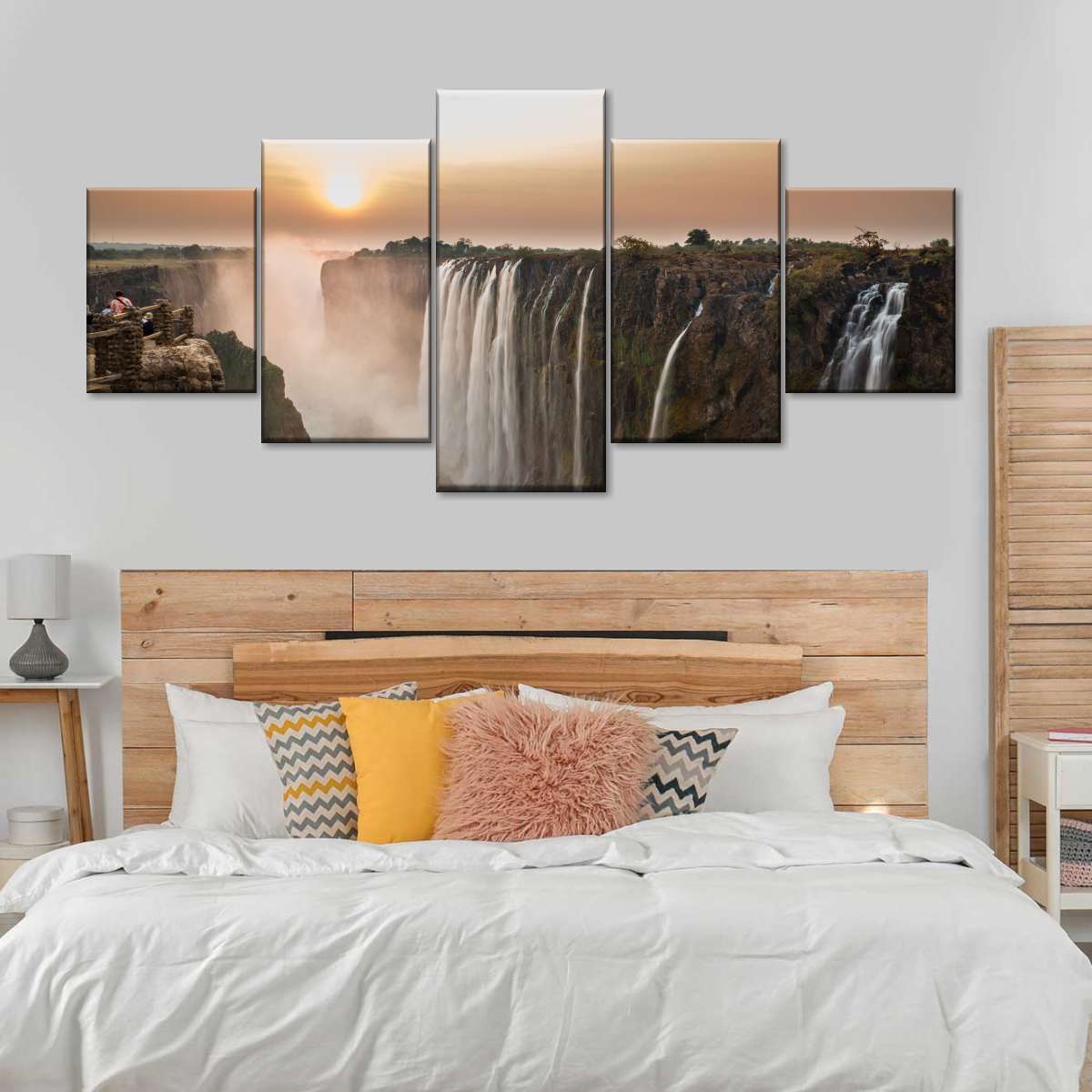 Victoria Falls Sunset Wall Art