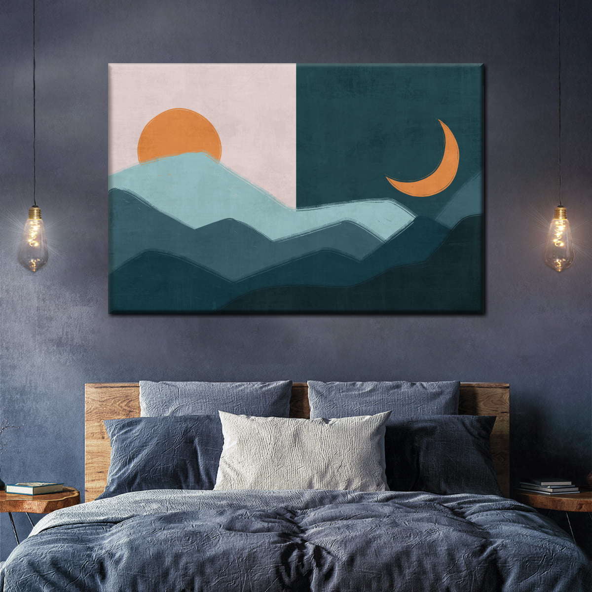 Sun And Moon Outdoor Wall Art