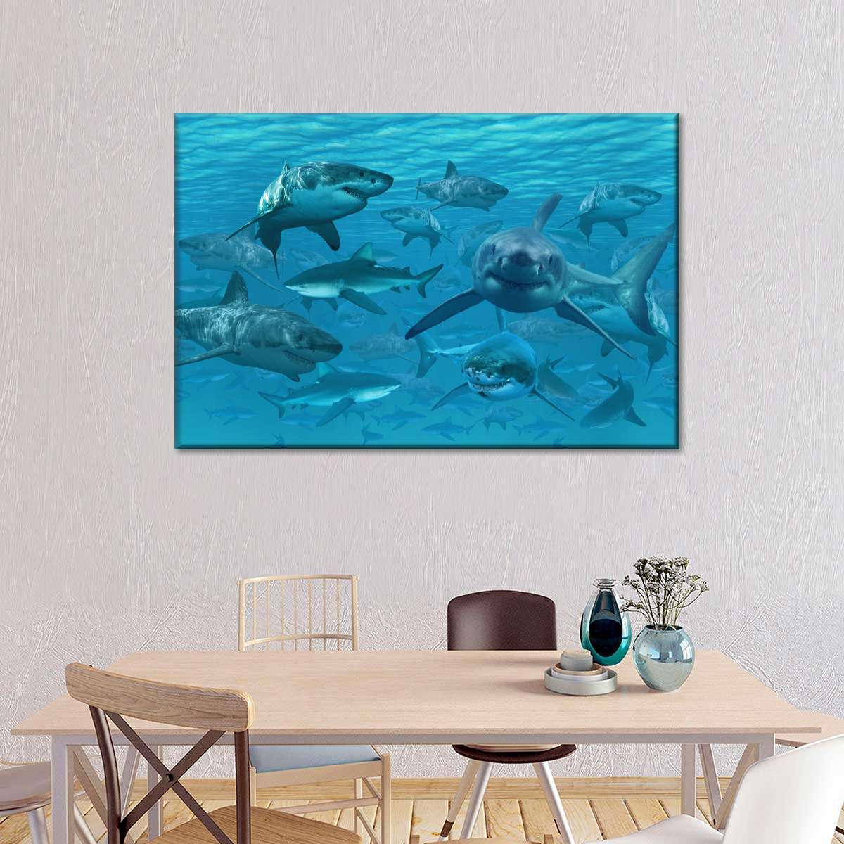 Shiver Of Sharks Wall Art