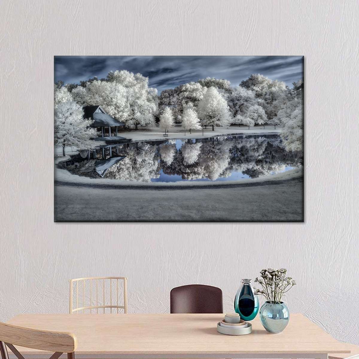 Winter Nightscape Wall Art