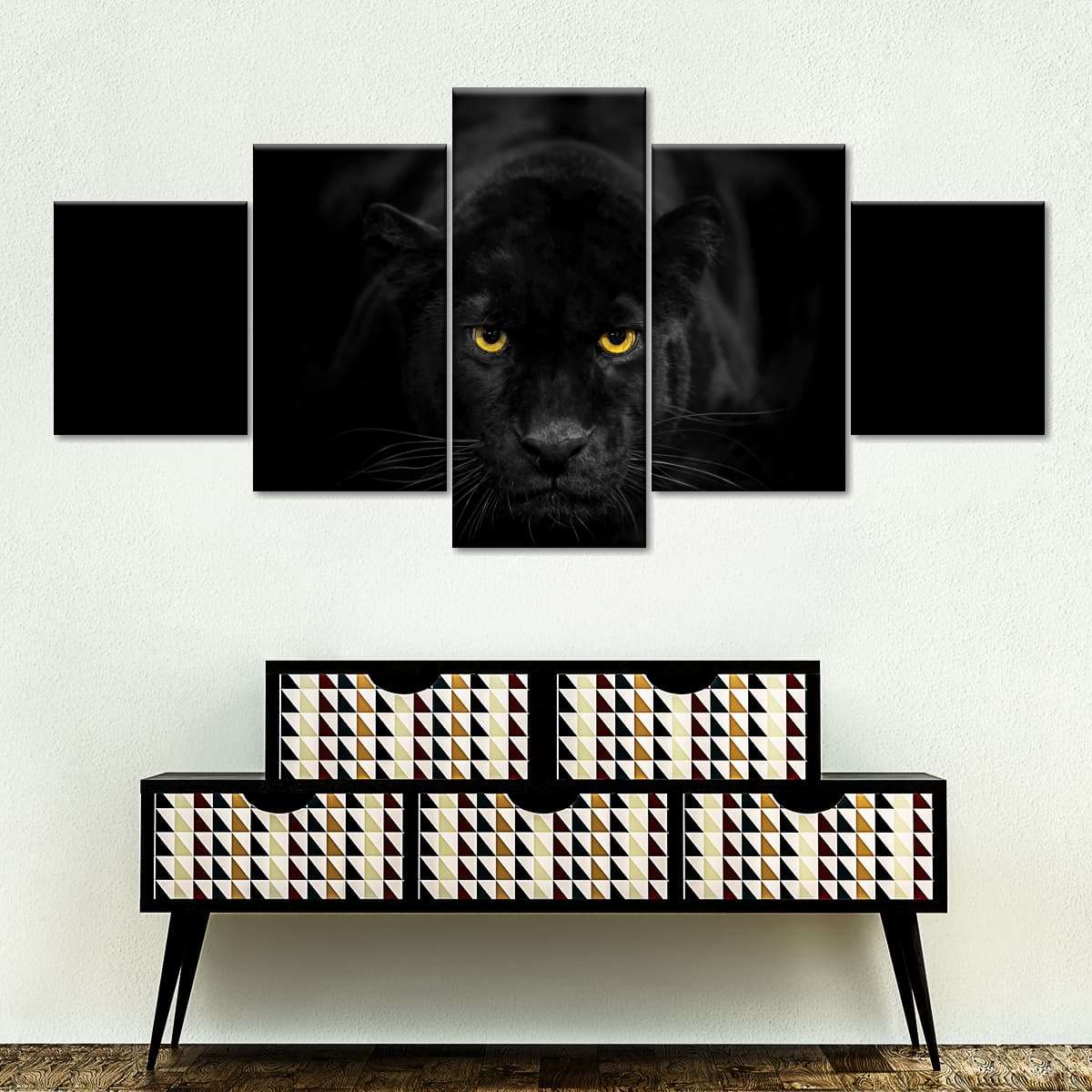 Rare Black Panther Wall Art