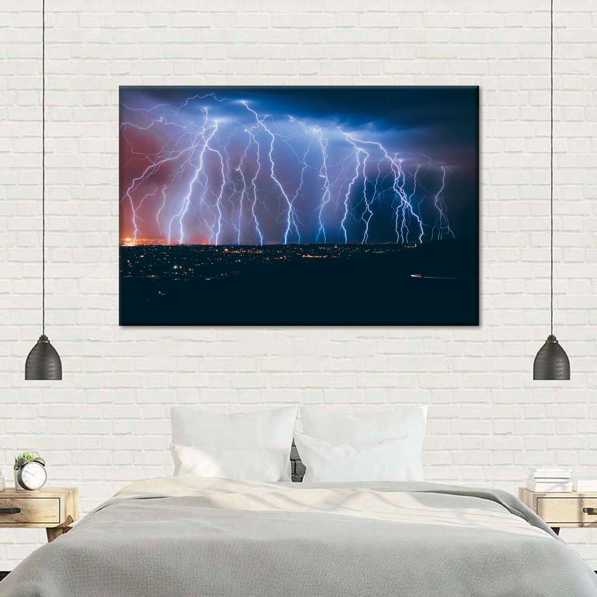 Lightning Strikes Wall Art