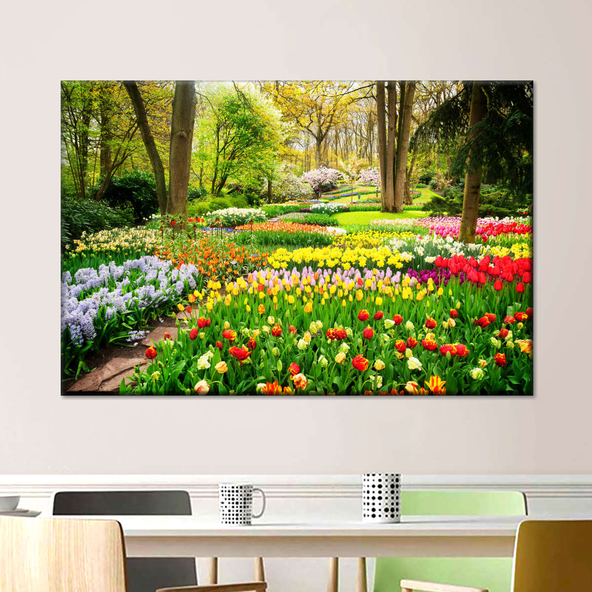 Tulips Flower Wall Art