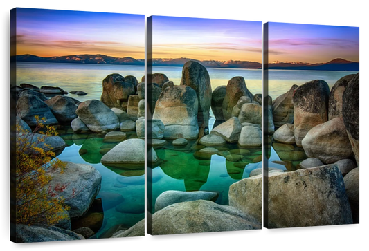 Rocks At Lake Tahoe Wall Art