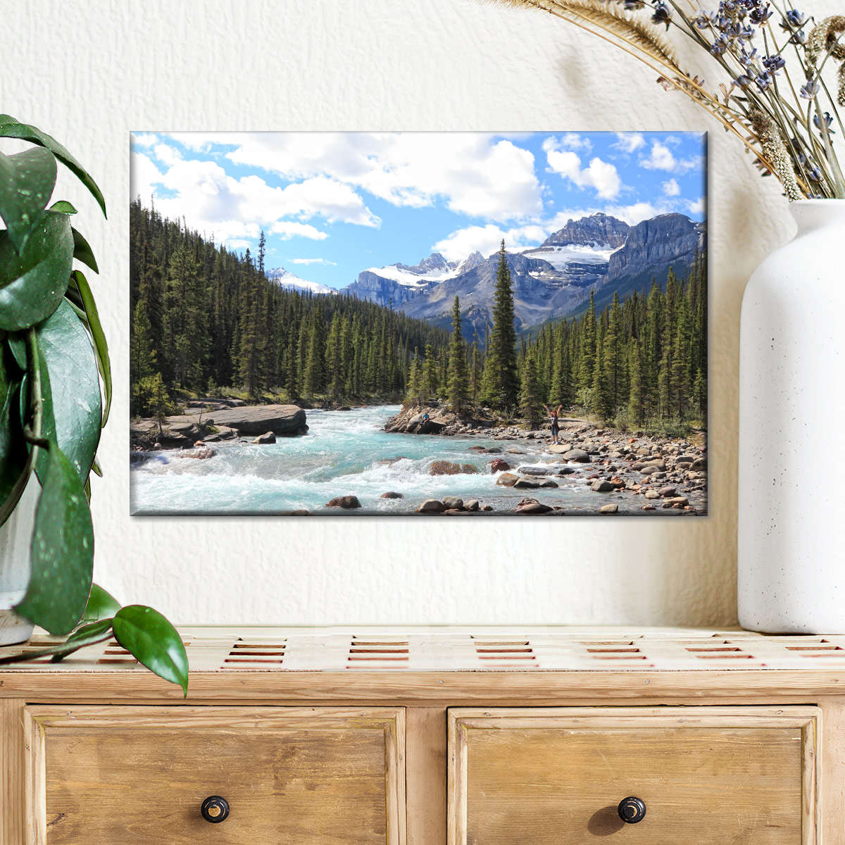 Rocky Mountains River Wall Art