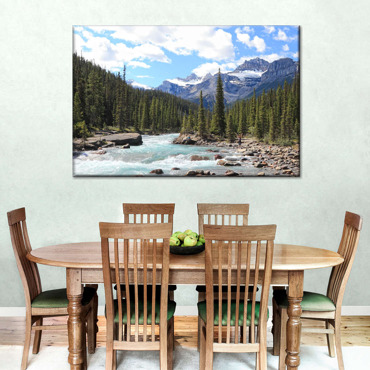 Rocky Mountains River Wall Art