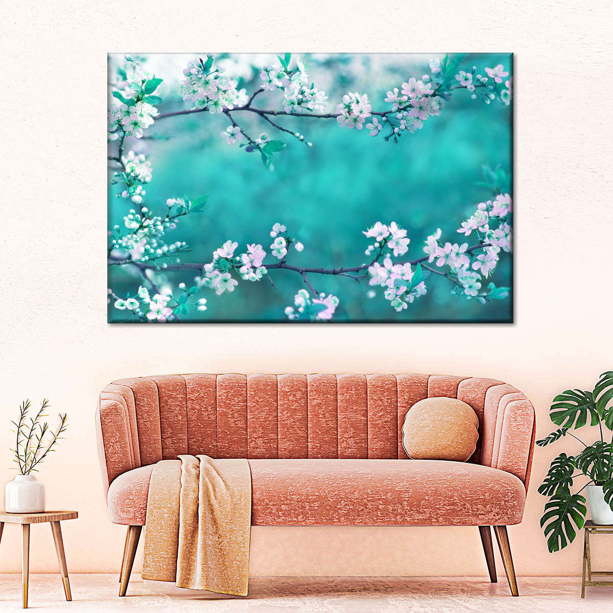 White Cherry Blossoms In Japan Wall Art