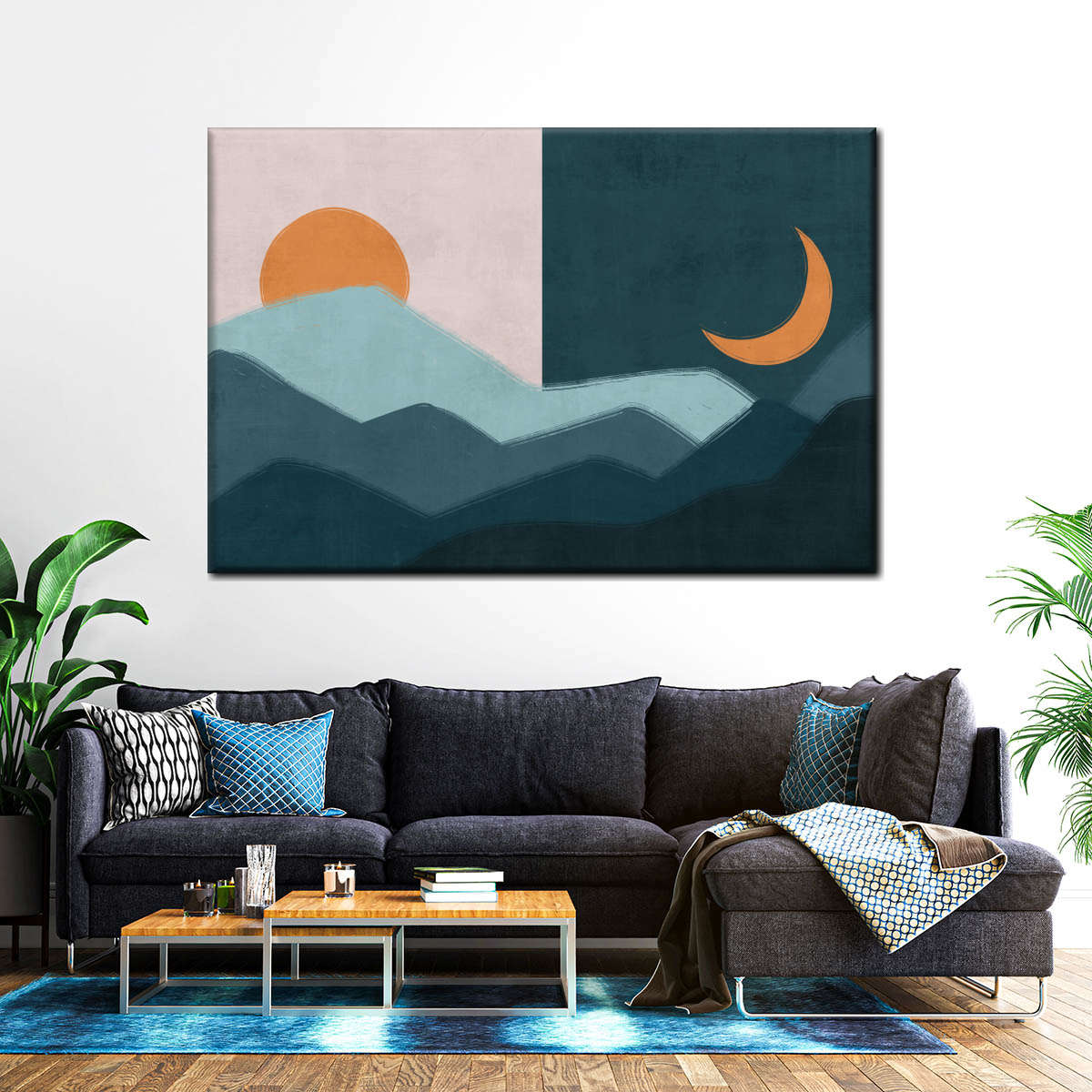 Sun And Moon Outdoor Wall Art