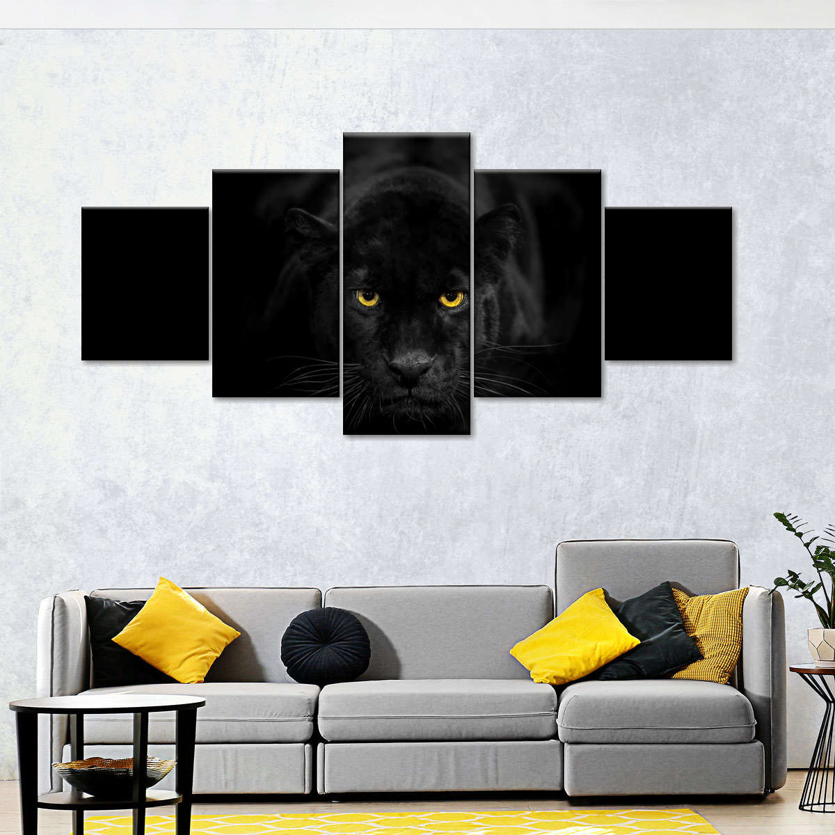 Rare Black Panther Wall Art