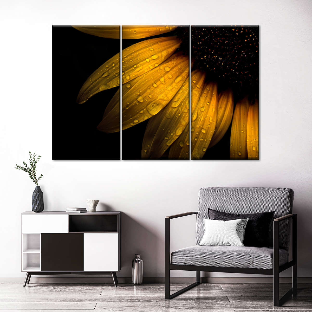 Sunflower Water Wall Art