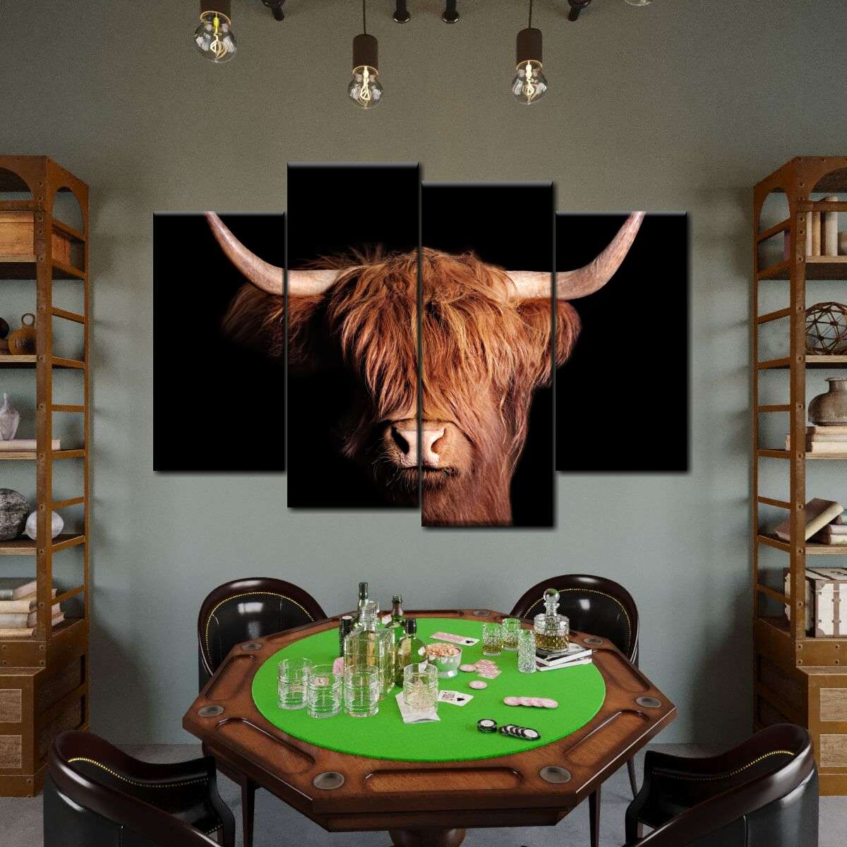 Scottish Highland Cow Wall Art