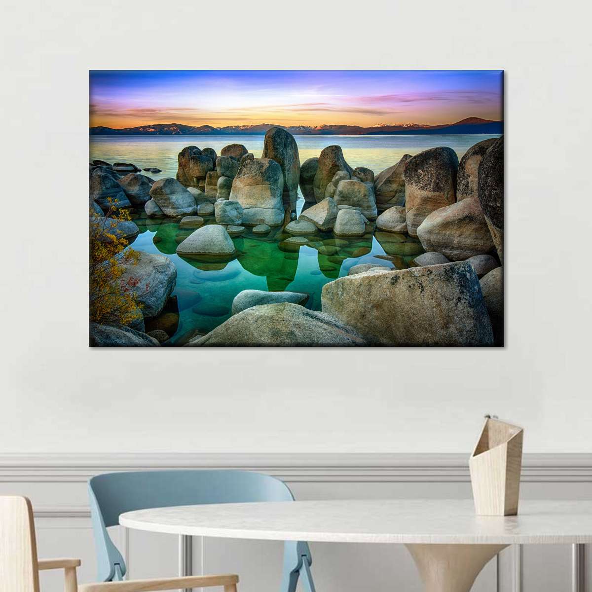 Rocks At Lake Tahoe Wall Art