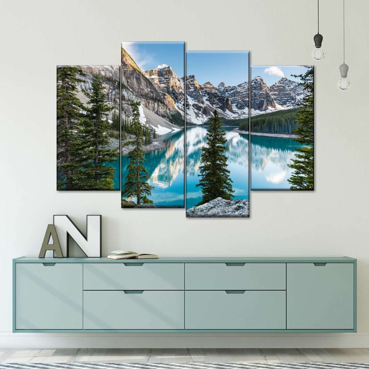 Moraine Lake Reflections Wall Art