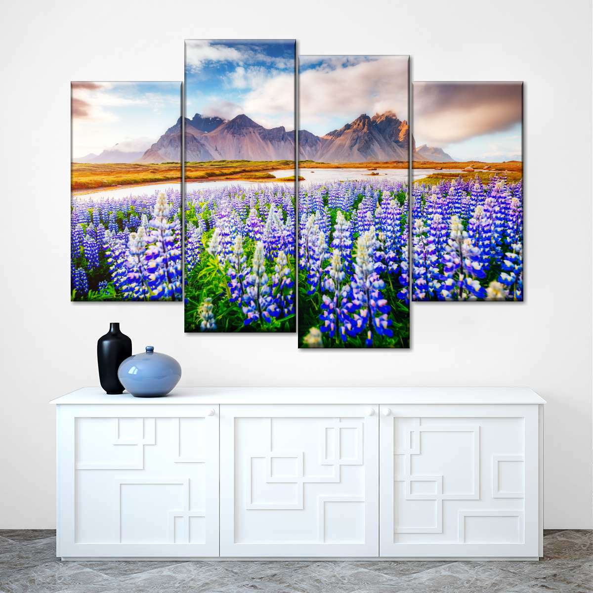 Majestic Lupines Wall Art