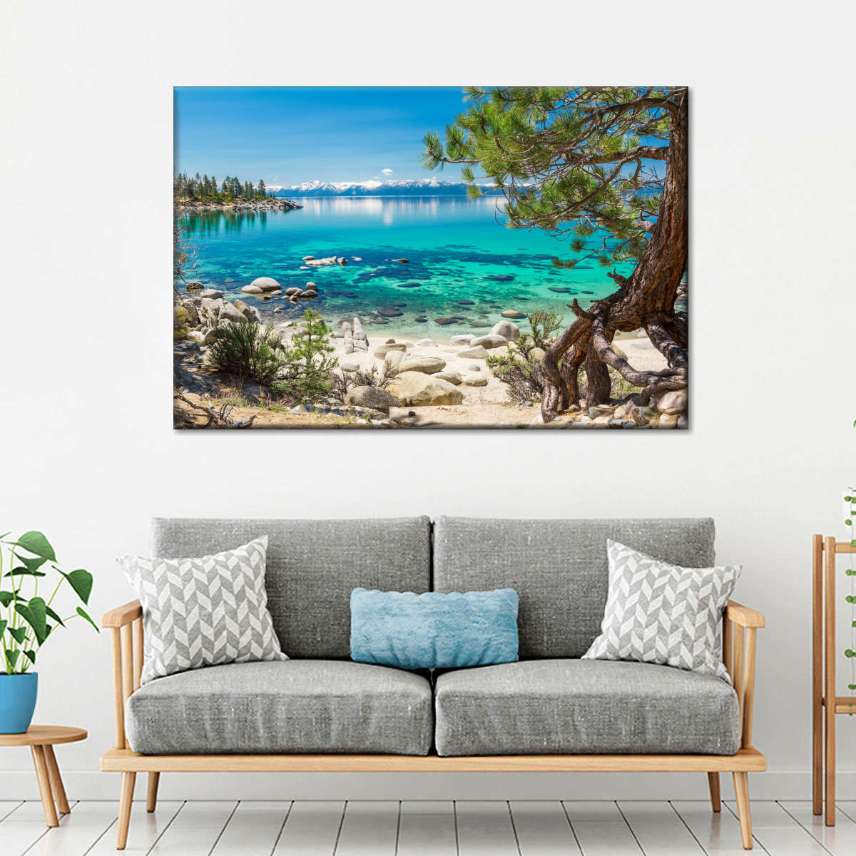 Turquoise Lake Tahoe Wall Art