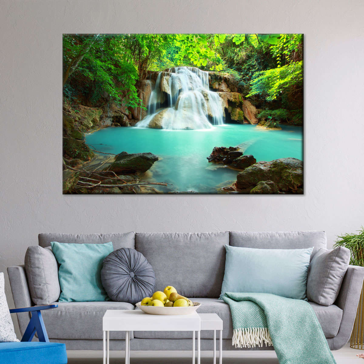 Thai Huay Mae Khamin Waterfall Wall Art